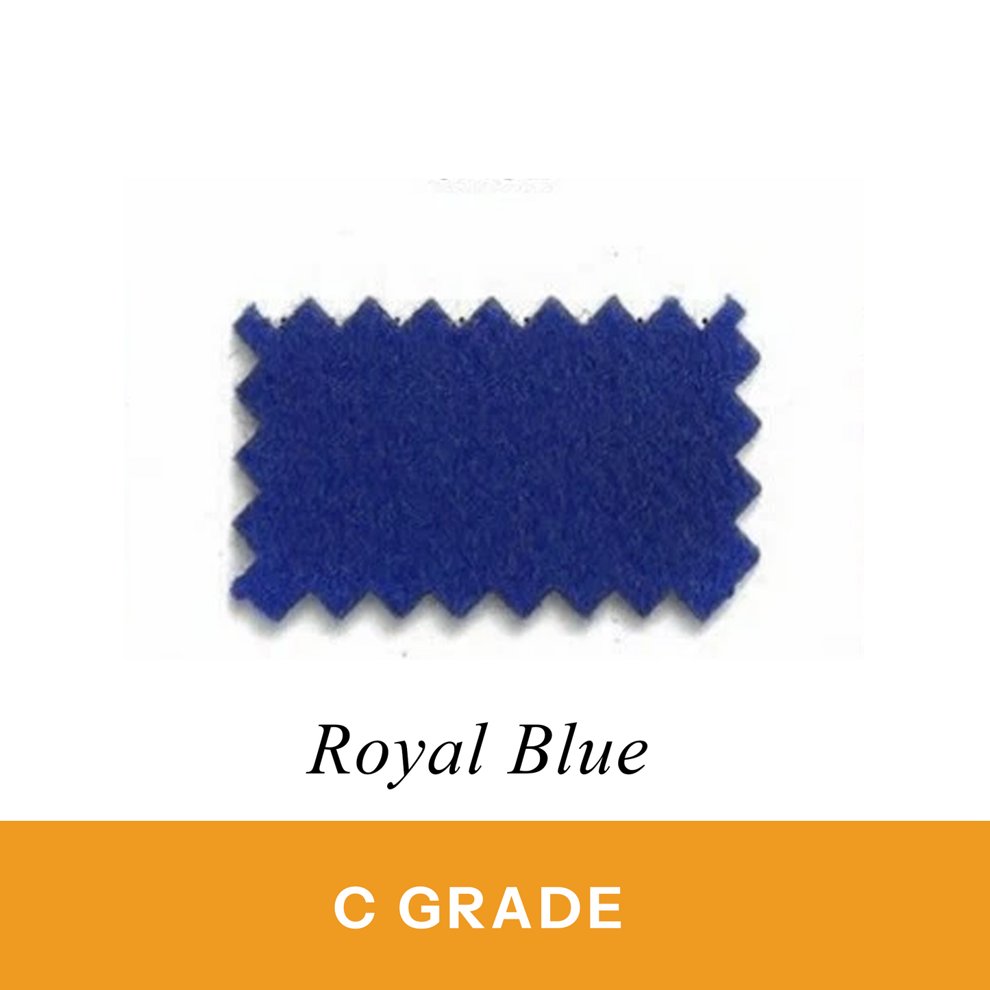 Royal Blue Billiard Cloth 100% Wool (C Grade)