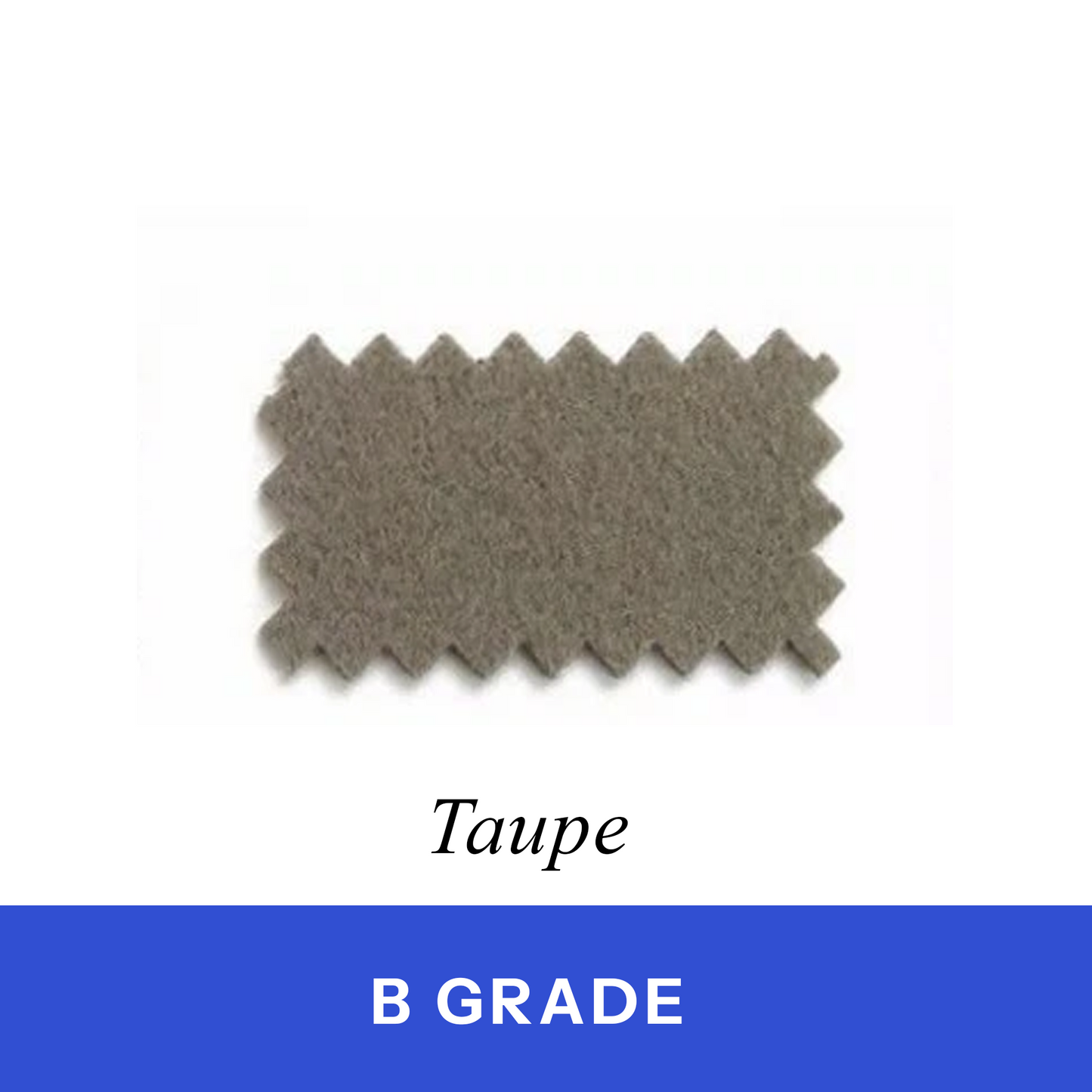 Taupe Billiard Cloth 100% Wool (B Grade)