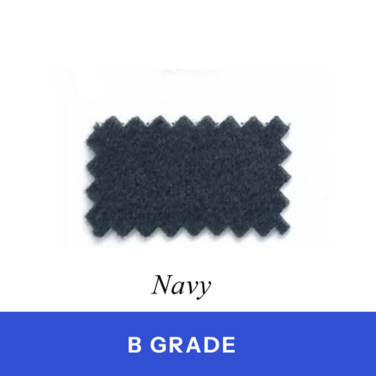 Navy Billiard Cloth 100% Wool (B Grade)