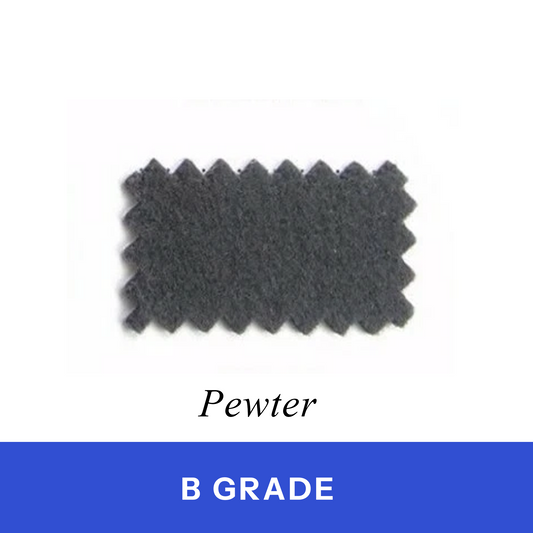 Pewter Billiard Cloth 100% Wool (B Grade)