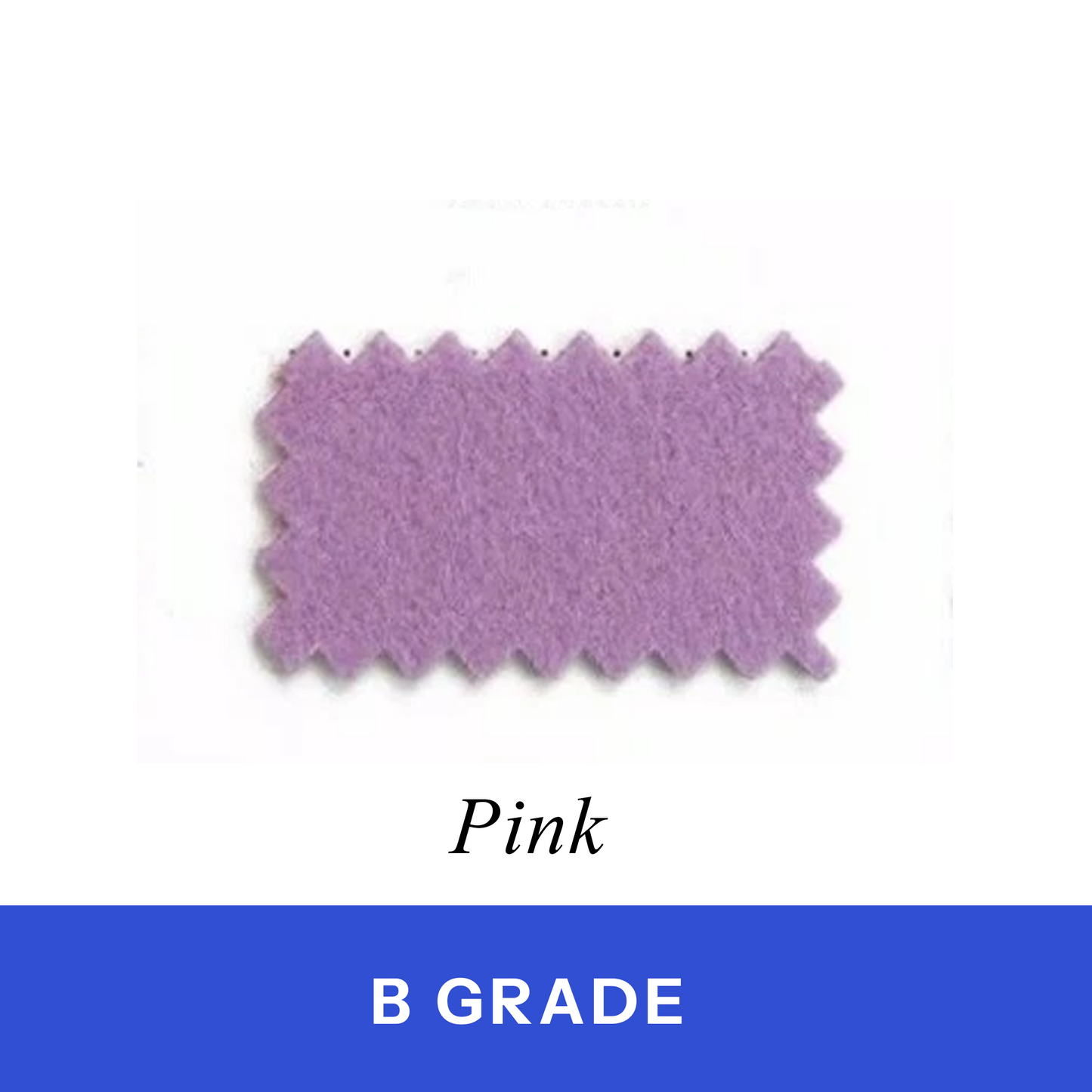 Pink Billiard Cloth 100% Wool (B Grade)