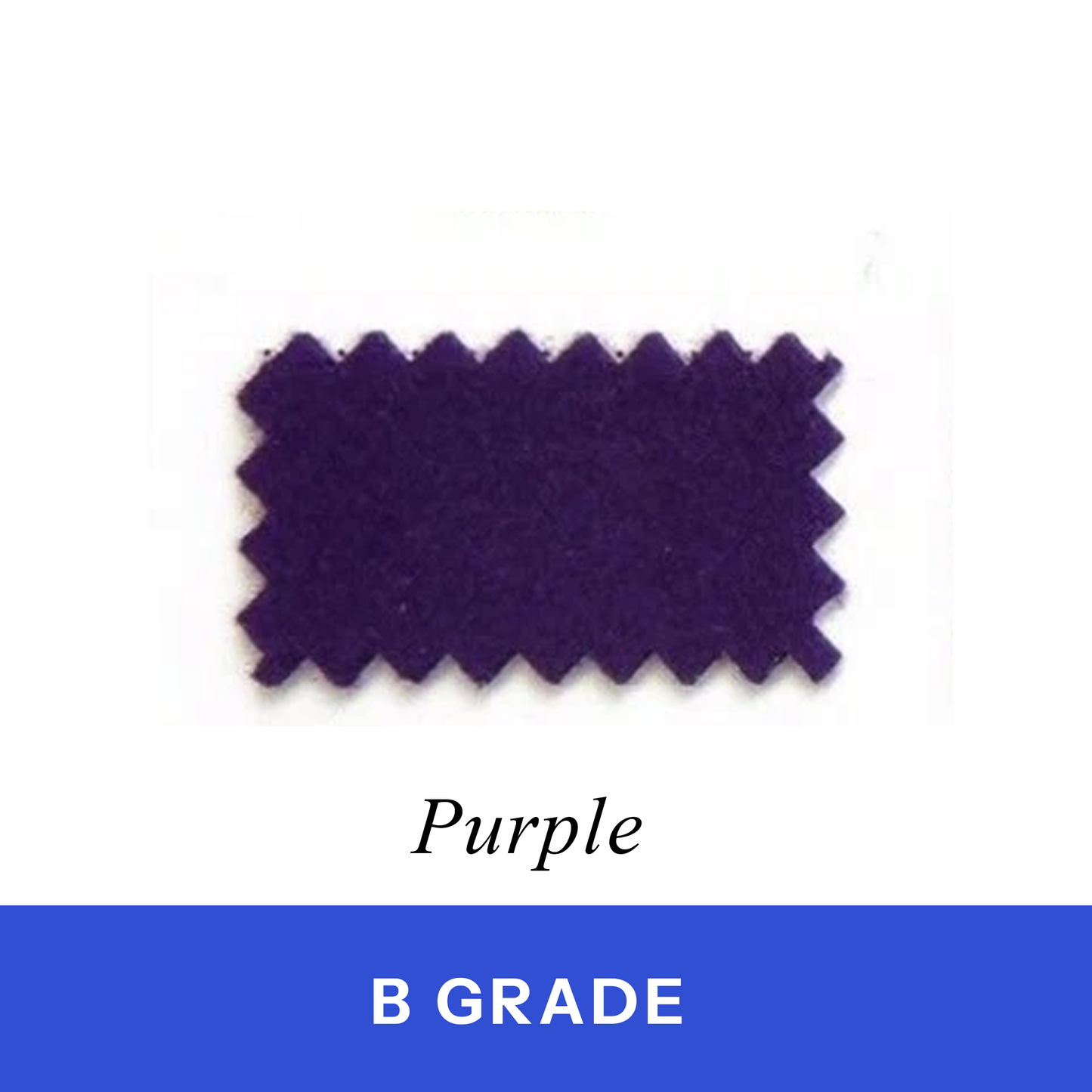 Purple Billiard Cloth 100% Wool (B Grade)