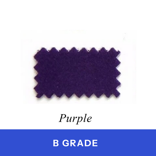 Purple Billiard Cloth 100% Wool (B Grade)